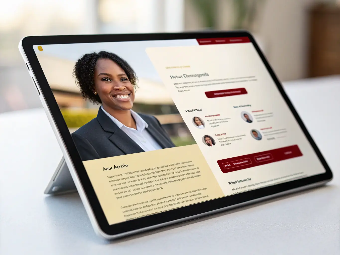 An image showcasing a service provider being prominently featured on the LebenPlus platform, highlighting the exclusive visibility partners receive.